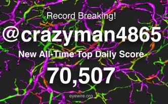 New EyeWire record!